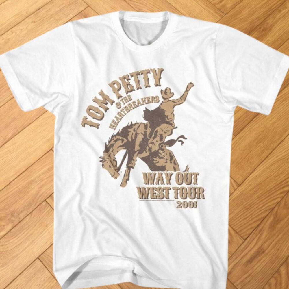 Tom Petty & The Heartbreakers Way Out West Tour 2001 Tee